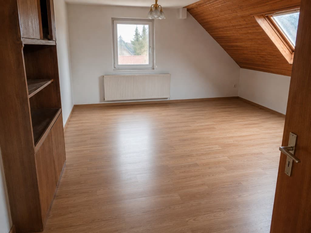 Haushaltsauflösung Nachher – geräumter und renovierter Dachboden nach der Räumung